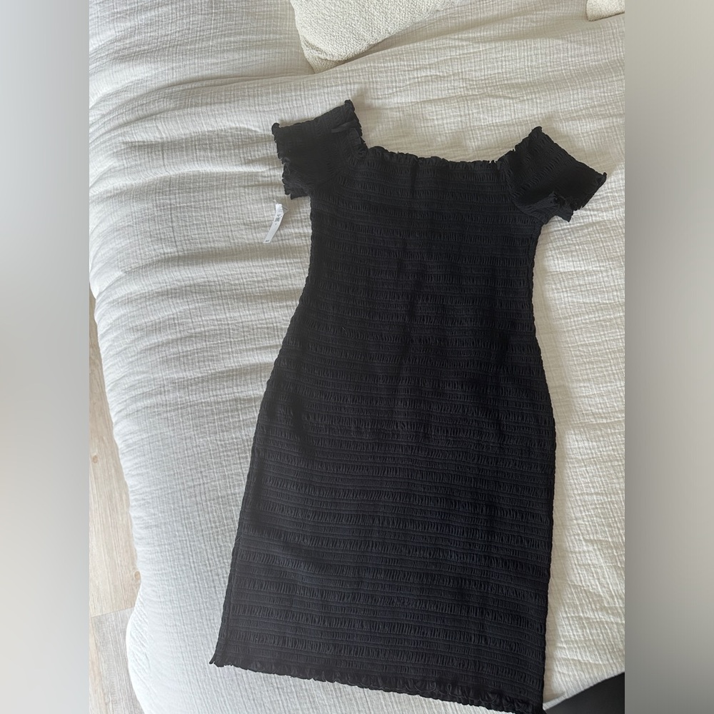 Gap Smocked Off the Shoulder Mini